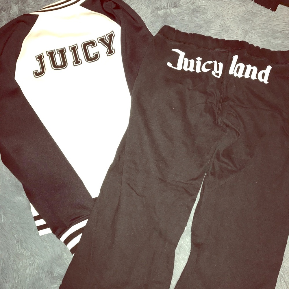 💕like new🆕Juicy couture bomber jacket w/pants